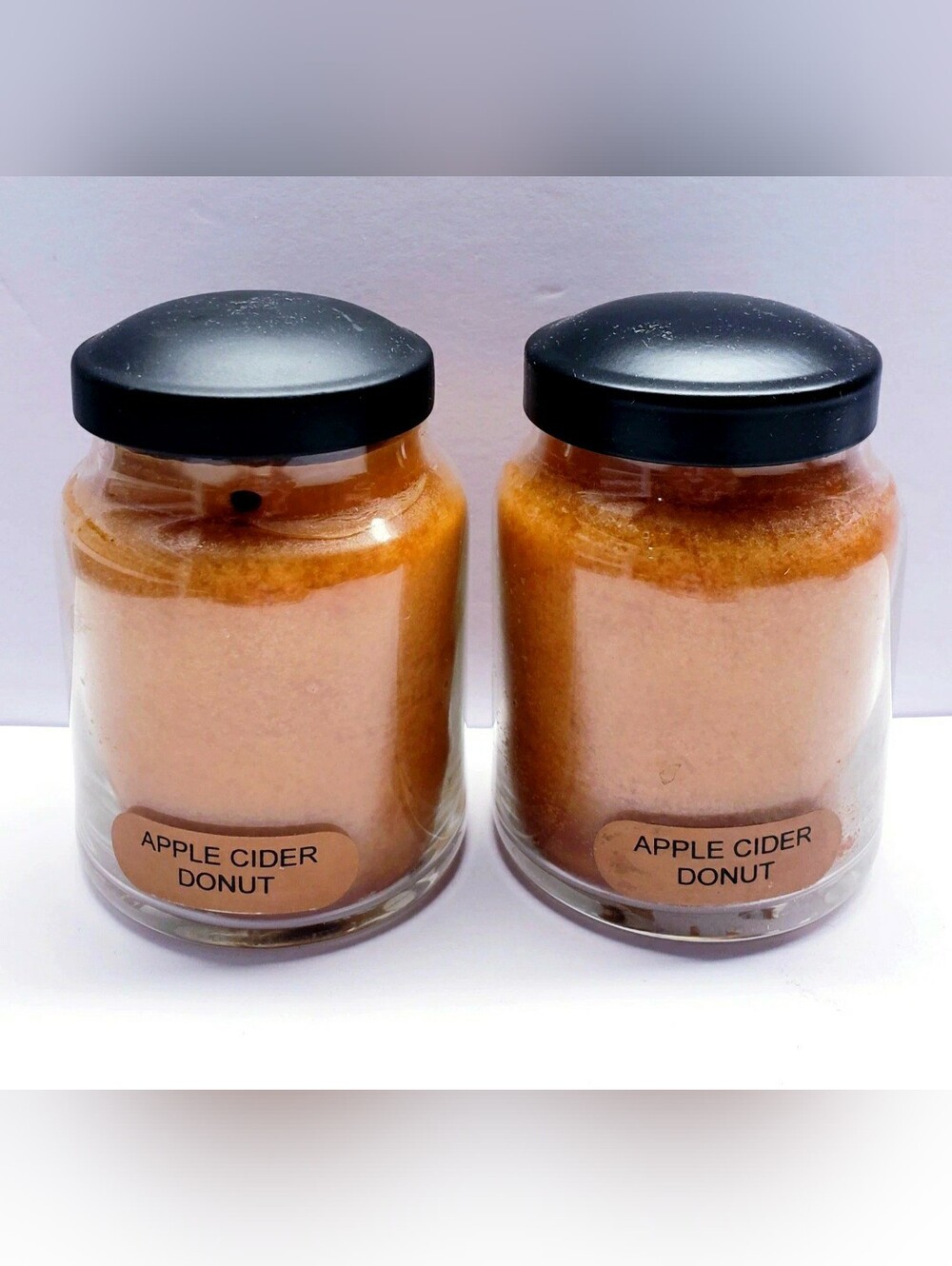 APPLE CIDER DONUT -A Cheerful Giver Strong Scented Single Wick Candle, 6oz -2pcs